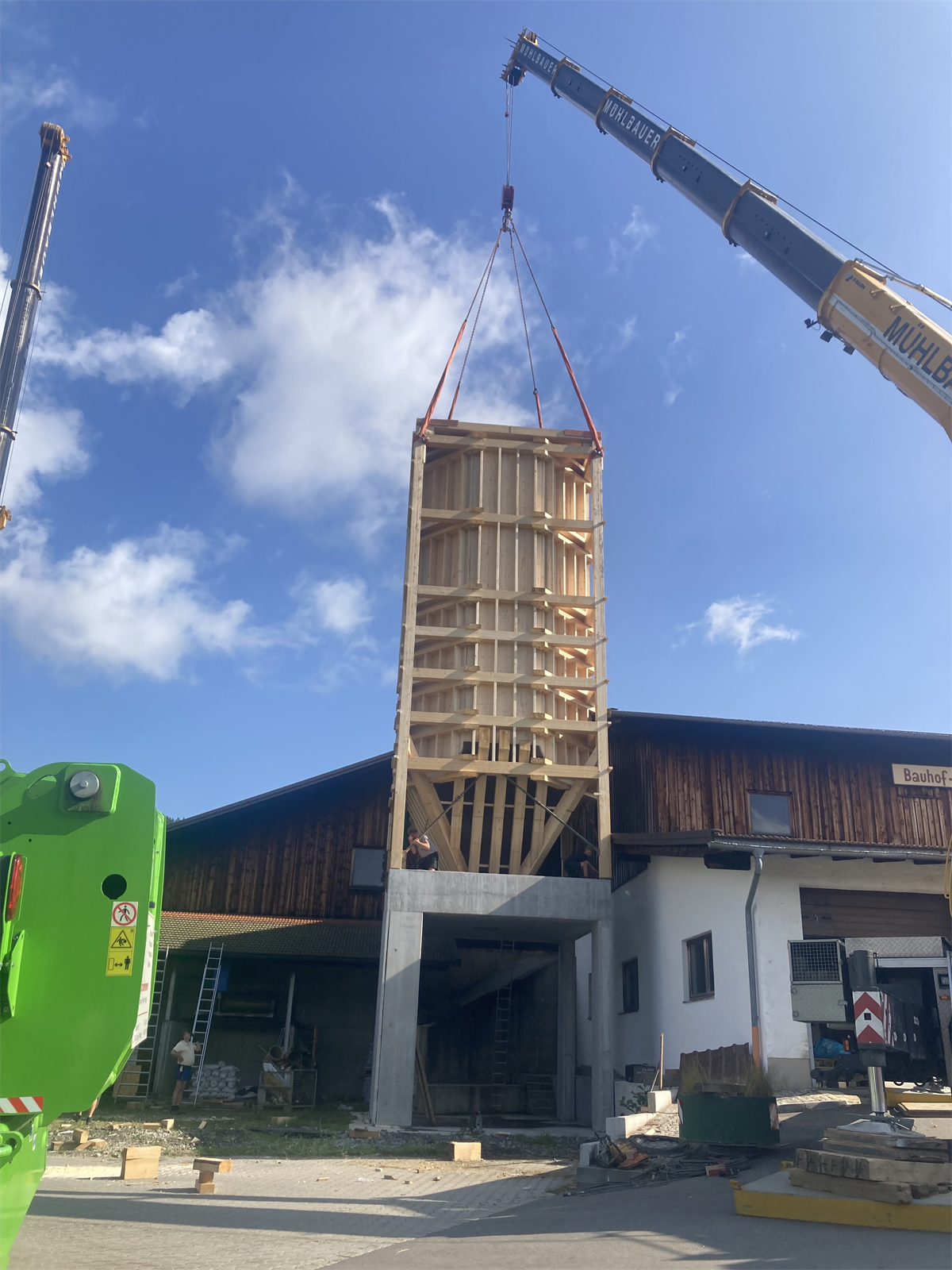 Neues Salzsilo für den Bauhof der Marktgemeinde Lam sichert Winterdienst