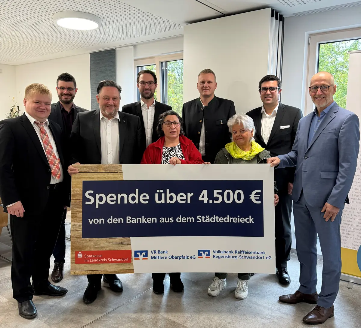 Spendenübergabe Städtedreieckslauf 2024