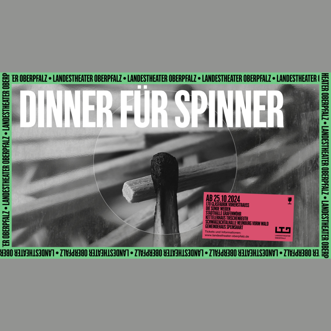 „Dinner für Spinner“ – Landestheater Oberpfalz präsentiert Komödie